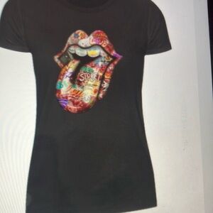 NWOT Rolling Stones street art tee